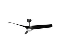 Ventilador de techo metal color negro serie niger 132cm