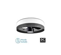 Ventilador de techo metal color negro serie olga 70cm