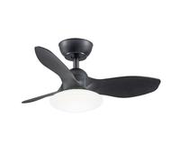 Ventilador de techo metal color negro serie paramo 82cm