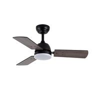 Ventilador de techo metal color negro serie portico 91cm