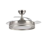 Ventilador de techo metal color niquel serie cerrato 49cm