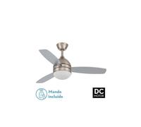 Ventilador de techo metal color niquel serie maestral 107cm