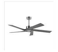 Ventilador de techo metal color niquel serie nadir 142cm