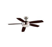 Ventilador de techo metal color niquel serie samal 132cm