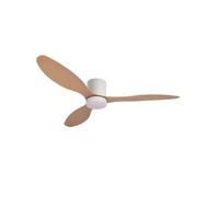 Ventilador de techo mistral bel air 48w 3 aspas con luz led blanco/haya ø130 cm