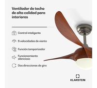 Ventilador de techo Monteverde con luz regulable
