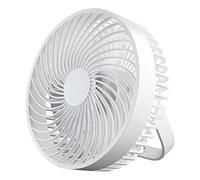 Ventilador de techo multifuncional de 6.5 pulgadas con luz LED y gancho, ventilador colgante de 3 velocidades para dormitorio, hogar, oficina, dormitorio
