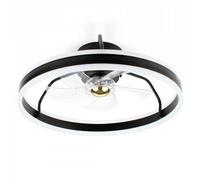 Ventilador de techo Noaton Atria 26W LED 6 velocidades mando negro