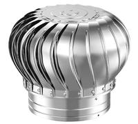 Ventilador de techo para ático, tapa de ventilación de techo de acero inoxidable de 6, 3 de diámetro con rodamiento galvanizado, tapa de ventilación para secadora a prueba de lluvia para uso industr