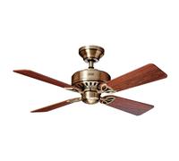 Hunter 107 cm | 42” Ventilador de Techo Bayport Latón Antiguo con Cadena, 24174