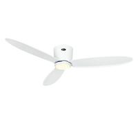 Ventilador De Techo Plano Con LED Blanco 132 Cm DC Con Control Remoto