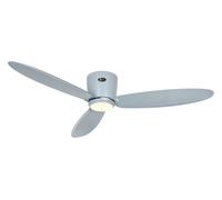 Ventilador De Techo Plano Con LED Gris 132 Cm DC Con Control Remoto