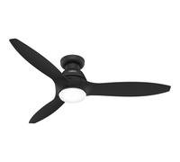 Ventilador de Techo Plano con Luz LED y Mando a Distancia Calabasas Negro DC Fan