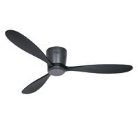 Ventilador de Techo Plano Wood Wifi Basalto Negro Ahorro Energía Techo