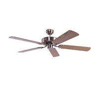 Ventilador de techo Potkuri Plata / roble 132 cm