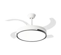 Ventilador de techo Purline CEILY BRISE WB retráctil con luz LED y mando a distancia