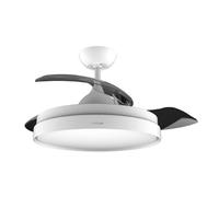 Cecotec EnergySilence Aero 4280 Invisible White Ventilador de Techo con Aspas Retráctiles y Luz 40W