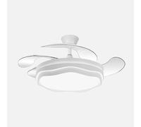 Ventilador de techo dc abrila nasim 59w con led 6980lm, 4 aspas desple