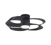 Ventilador de techo Rose negro LED 24W