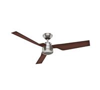 Ventilador de Techo Salón con Interruptor Pared Hunter Vuelo 132 CM Níquel