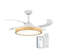 Ventilador de techo silencioso aspas ocultas con wifi | universa