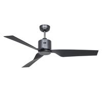 Ventilador De Techo Silencioso Eco Dynamix Gris 132cm Con Control Remoto DC