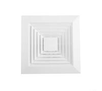 Ventilador de techo silencioso y de bajo consumo que ofrece un fuerte flujo de aire para control de humedad del hogar y circulación de aire (20 x 20 cm)