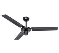 Ventilador de Techo Sin Lámpara Techo Negro Con Zugkette Tristar Z 122 CM