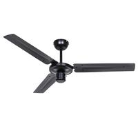 Ventilador de Techo Sin Lámpara Techo Negro Con Zugkette Tristar Z 122 CM