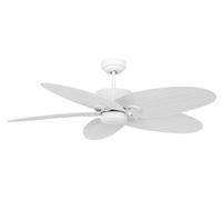 Ventilador de techo sin luz ac 67w interruptor ø132 cm fijian ii lucci air blanco 5 aspas |3 velocidades |modo verano/invierno |recomendado de 20 a 40m²