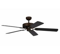 Ventilador de Techo Sin Luz Cuarto Estar Negro Bronce Potkuri