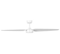 Ventilador de techo sin luz silencioso dc 32w con mando ø137 cm condor lucci air blanco 2 aspas |6 velocidades |modo verano/invierno |recomendado de 20 a 40m²
