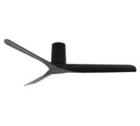 Ventilador de techo sin luz silencioso dc 35w con mando ø132 cm londo lucci air negro 3 aspas |6 velocidades |modo verano/invierno |recomendado de 20 a 40m²
