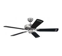 Ventilador de Techo Diseño Sin Lámpara Westinghouse Cyclone Acero Y Negro 132 CM