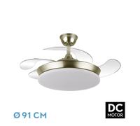 Abrila Dc/R Tridente Mini - Ventilador De Techo 59W