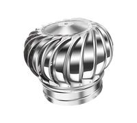 Ventilador De Techo Turbina Acero Inoxidable, Ático Sin Alimentación,Funcionamiento Silencioso A Prueba Lluvia,con Abrazaderas For Casas Tapa Ventilación Fábrica(Diameter 160mm)