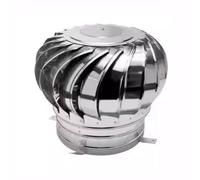 Ventilador De Techo Turbina Acero Inoxidable, Giratorio,Tapa Cubierta Chimenea Giratoria,Mantener La Circulación Aire Interior,Para Cobertizo Humos Tubería Secadora Doméstica(Diameter 160mm)