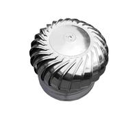 Ventilador De Techo Turbina Acero Inoxidable, Silencioso Automático Con Turbinas Eólicas,con Abrazaderas For Cobertizo Humos Tubería Secadora Doméstica(Diameter 150-160mm)