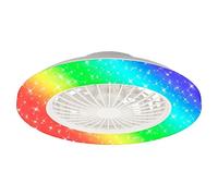 Ventilador de techo Tuuletin (Blanco, 48 W, 48,5 cm, Cielo estrellado)