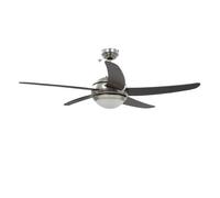 Ventilador de techo vega con lámpara + mando a distancia marrón ø128 cm