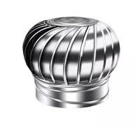 Ventilador De Techo, Ventilador De Techo De Acero Inoxidable De 110-400mm, Turbina Eólica, Ventilación De Aire, Ventilador De Ático, Ventilador De Ventilación De Techo, Pipefit ( Size : 400mm )