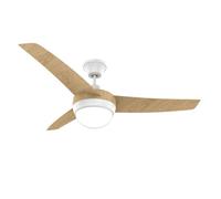 Newlux - Ventilador de Techo con Luz y Mando a Distancia Roof W420 con 3 Aspas (Ø106cm), Funcion Inverter, Programable 4h y 3 Vel. Motor de Cobre 60W y Área de cobertura 35m2 | Incluye Kit de Montaje