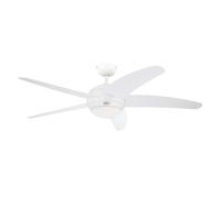 Westinghouse Bendan - Ventilador de cinco aspas, blanco
