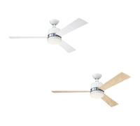 Ventilador De Techo Westinghouse Con Control Remoto Tristan Blanco Arce 132 Cm
