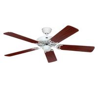 Ventilador de Techo Winterbetrieb Classic Royal Blanco & Mahagoni 132cm