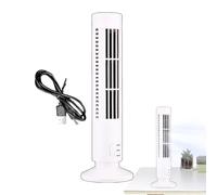 Ventilador De Torre Alimentado Por USB - Dispositivo De Circulación De Aire Compacto Y Silencioso, Unidad De Refrigeración De Escritorio Portátil, Ventilador De Circulación De Aire Vertical Delgado