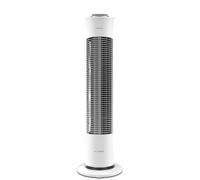 Cecotec Ventilador de Torre con Temporizador EnergySilence 6090 Skyline. 45 W, 30'' (76 cm) de Altura, Control Mecánico, Oscilante, Motor de Cobre, 3 Velocidades, Blanco
