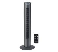 Ventilador de torre con mando a distancia, 50W de potencia - 3 Velocidades, Sagres