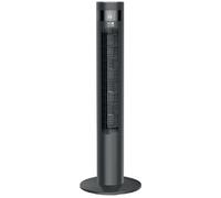 Ventilador de Torre de 3 Velocidades 50W con Control Remoto y Pantalla LED (Negro) - MUVIP