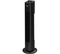 Beko EFW5300B - Ventilador de torre mecánico, 35 W, 3 velocidades, oscilación 60°, temporizador 2h, negro